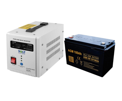 UPS (zasilacz awaryjny) VOLT Zasilacz awaryjny UPS Piec CO 800W + Akumulator 100ah